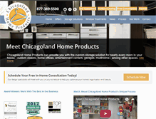 Tablet Screenshot of chicagolandhomeproducts.com